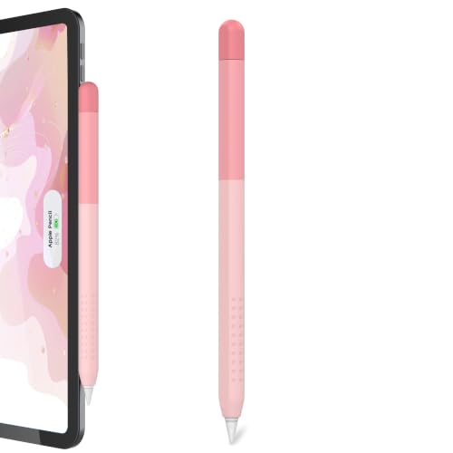 Image of Delidigi for Apple Pencil Pro (2024) & Apple Pencil 2nd Generation Case | Gradient Color Design Silicone Sleeve Cover, Magnetic Charging Compatible, Double Tap Support