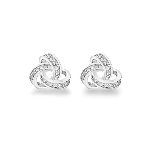 Nœud en argent massif pour femme Tuscany Silver bijou tendance