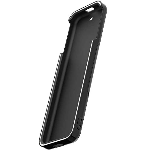 Image of Oboe Sikai Shockproof Protective Case for Apple TV Siri Remote Anti-Slip Soft TPU Cover for Apple TV 4K Remote Anti-Lost with Remote Loop (Black-White)