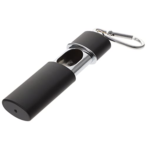 Cabilock Portacenere Tascabile Portachiavi in Metallo Multifunzione, Contenitore per Cenere Portatile per Uomo, Resistente Apertura Facilitata, per Viaggi e Attività All'aperto