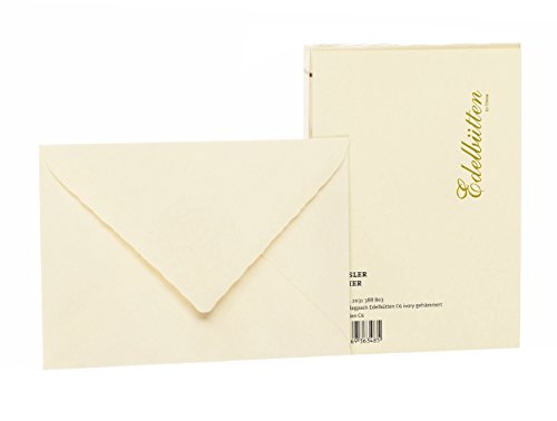 Rössler - Böcke, cartes et enveloppes Enveloppes C6 Lot de 20 ivoire Cover