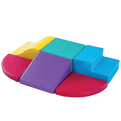 New Bounce Toddler Climbing Toys - Soft Play Set for Kids - Foam Climbing Blocks - Safe Soft Gym Equipment - Great for All Ages