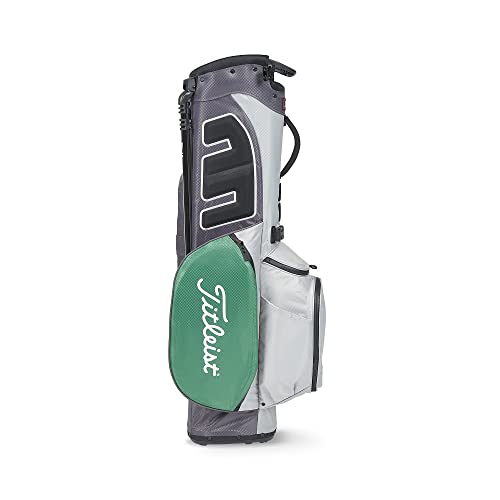 Titleist Players 4 Stadry Stand Bag (4-Way Top, Gray/Green/Graphite) 2023 #TOP1