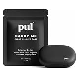 PUL Retainer Case for Invisalign & Clear Aligners - Slim Clear Aligner Case with Secure Magnetic Closure - Travel Retainer Holder for Invisalign Accessories, Mouth Guards & Dentures - Gray