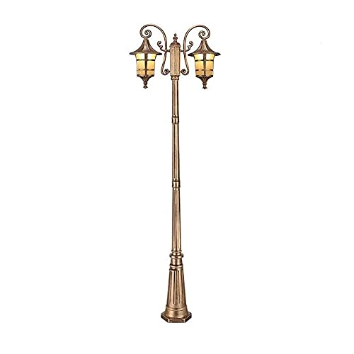 Farolas de exterior para patio: Ilumina tu villa con la elegancia del poste alto Victoria