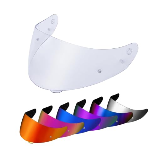 Image of PSLER Shatterproof Helmet Visor for HJ17,C90,C91,SY&CL-MAX 3,Transparent | Impact-Resistant ,UV400 Protection, Motorcycle Tinted Face Shield for HJ17,C90,C91,CL-MAX 2, IS-MAX BT, SY-MAX 3, IS-MAX 2