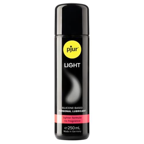 pjur LIGHT - lubrykant & żel do masażu na bazie silikonu - lekka formuła dla wyjątkowo długiego efektu poślizgu i większej przyjemności podczas seksu (250ml)