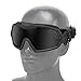 DONGKER Gafas tácticas de Airsoft, protección UV, resistente al viento, protección para los ojos, para esquiar, disparar, actividades al aire libre