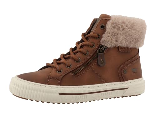 MUSTANG Sneaker Femme 15M0112003, Pointure:39 EU, La Couleur:Marron