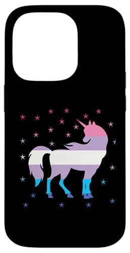 Bigender Pride Flag���j�R�[�� Bigender �X�}�z�P�[�X iPhone 14 Pro �p