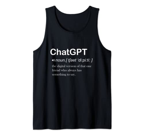 Funny ChatGPT Definition Tank Top