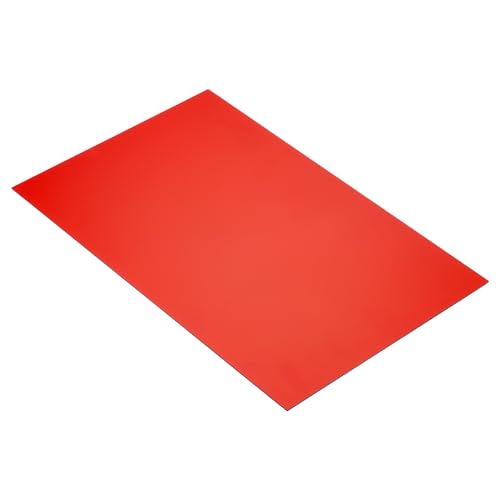 Image of MECCANIXITY ABS Engraving Double Color Sheet 7x11inch Red /Black for Badge, Sign, DIY Carving Pack of 12