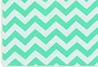 SYGA Baby 1 Piece Medium Waterproof Bed Protecter Dry Sheet,Washable Reusable Bed Protector_Cyan Waves