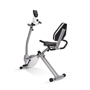 Stamina Recumbent Exercise Bike with Arm Workout – Fitness Bike with Smart Workout App – Recumbent Exercise Bike for Home Workout – Up to 250 lbs Weight Capacity