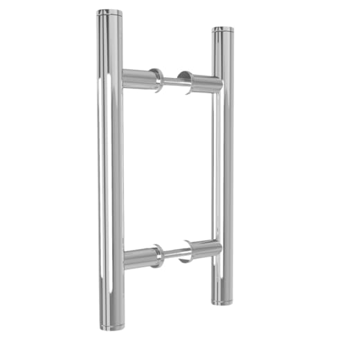Puxador Para Porta Pivotante Tubular Polido 30cm