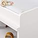 South Shore Reevo Changing Table and Dresser with Drawers, Pure White