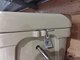 Security Bracket Made to Fit RTIC 20 Cooler with Master Python 6' Cable Lock