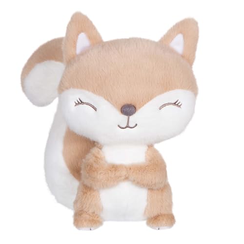 Gipsy Toys – Peluche ECUREUIL Color - 15 CM – Beige Clair