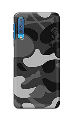 Image of Printed Hard Back Cover Case for Samsung Galaxy A7 2018 Back Cover (Army Pattern) -702
