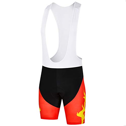 JPOJPO Cycling Shorts Men, Men's MTB Bike Shorts with Paded Biking Tights