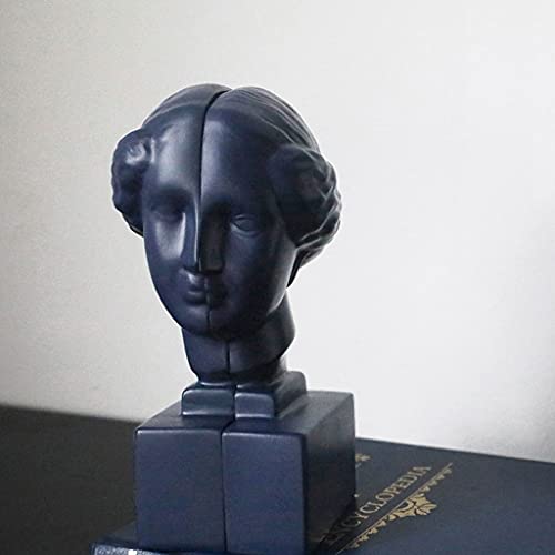 Sujetalibros decorativos Avatar escultura azul de alta gama para libros de colección 6
