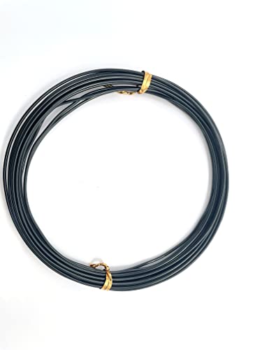 aluminum wire wire armature bendable metal craft wire for making dolls skeleton diy crafts 15gauge115mm black