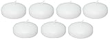 D'light Online Large Floating Candles 3 Inch Bulk Pack for Events Floating Candles for Weddings, Spa, Home Decor, Special Occasions and Holiday Decorations - (White, Set of 24 Pieces Per Case)