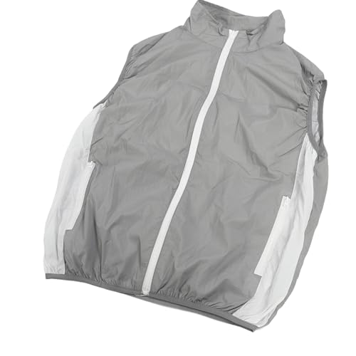 Chaleco con ventiladores para senderismo y pesca al aire libre en talla XL 6