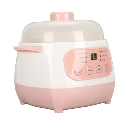 Ceramic Cooker, Anti Dry Burn Easy To Electric Stew Pot for Soup for Porridge (US Plug 110V)