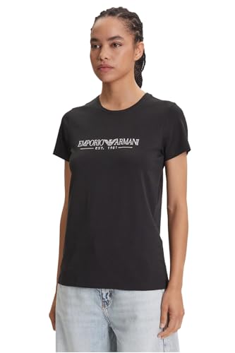 T-shirt Crew Neck Emporio Armani haut de gamme en maille fine
