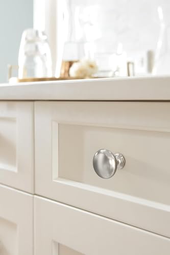 Image of Amerock 1-1 /4 inch Round Edona Polished Nickel Cabinet Knob