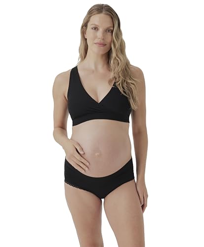 Pact Organic Cotton Maternity Nursing Bralette for Breastfeeding - Stretchy, Wireless