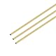 iMeistek 3 Stück Messingrohr, 300 mm Länge, 2 mm Außendurchmesser, 0,2 mm Wandstärke, Metall, nahtlose runde Rohre für Zuhause, Gartenarbeit, Dekoration, Basteln