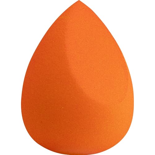 essence MY ARTSY DROPS makeup sponge, Make-up Schwämmchen, Nr. 05, Orange, vegan, Nanopartikel frei, 1er Pack (1pcs)