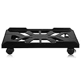 Cabilock Verstellbarer PC Tower Ständer mit Mobiler Teleskopisch Erweiterbarer Computerhalter für Verschiedene Gehäusegrößen Stabiler CPU Ständer für Schreibtisch und Büro