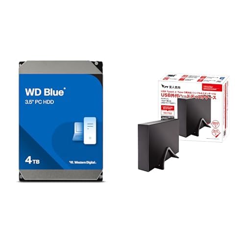 WD Blue　4TB　5400RPM　内蔵ハードディスク Amazon | ウエスタンデジタル WD Blue 内蔵 HDD ハードディスク 4TB