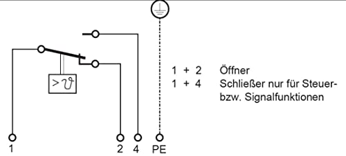 Schabus Abgastemperaturwächter ATW 519 40°C