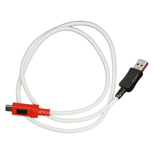 Qusinfc Câble de service en mode téléchargement | Lien du micrologiciel de type C pour les tâches de récupération d'appareil, connexion USB-a, chargement, boîte blanche
