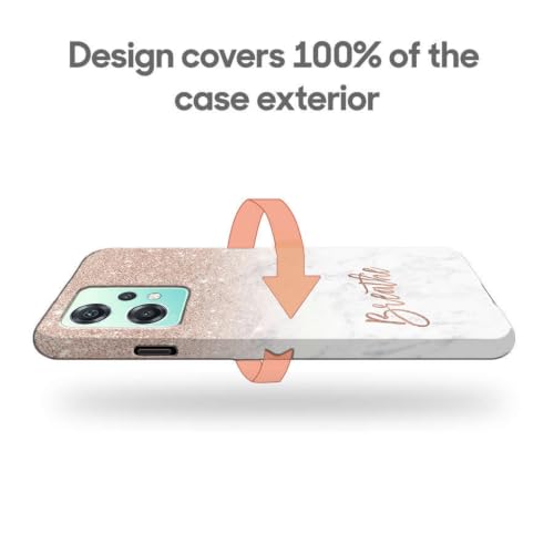 Image of COLORflow Back Cover Compatible with OnePlus Nord CE 2 Lite 5G | (Best for Girls) Quotes (Breathe) Marble | Designer Printed Hard CASE Bumper Back Cover Compatible with OnePlus Nord CE 2 Lite 5G