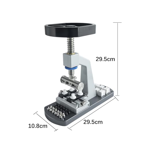 Smart Home, Werkzeug zum Öffnen von Uhrengehäuseböden mit Schraubverschluss, maximale Öffnungsweite 7 cm, professionelles Tisch-Reparaturset für Uhren (Sch