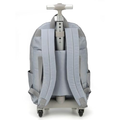 Mochila Infantil Rodinhas Barbie Com Lancheira E Estojo - Cinza