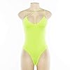 PRIMODA-Womens-Sexy-Neon-Asymmetrical-Spaghetti-Strap-Bodysuit-Top-Deep-V-Neck-Sleeveless-Bodycon-Stretchy-Leotard PRIMODA Women's Sexy Neon Asymmetrical Spaghetti Strap Bodysuit Top Deep V-Neck Sleeveless Bodycon Stretchy Leotard(Neon-Green,S)
