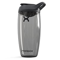 Promixx PURSUIT Eiweiß Shaker – 950ml Premium Shaker für Proteinpulver, Supplements & Pre-Workout – Auslaufsicher, BPA-frei, Leicht zu Reinigen – Graphitgrau