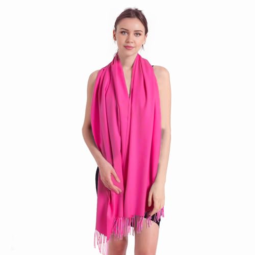 Image of Pashmina Scarf and Shawl - Soft Women Pashminas Wrap for Wedding Evening Party dresses