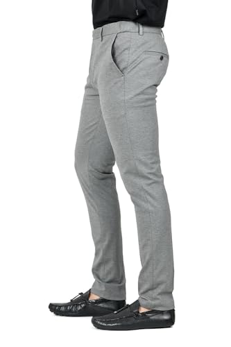 Barabas Men's Solid Color Essential Chino Dress Stretch Pants CP40073