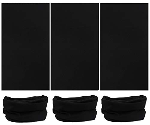 Image of 6PCS Outdoor Magic Headband Elastic Seamless Bandana Scarf UV Resistence Sport Headwear