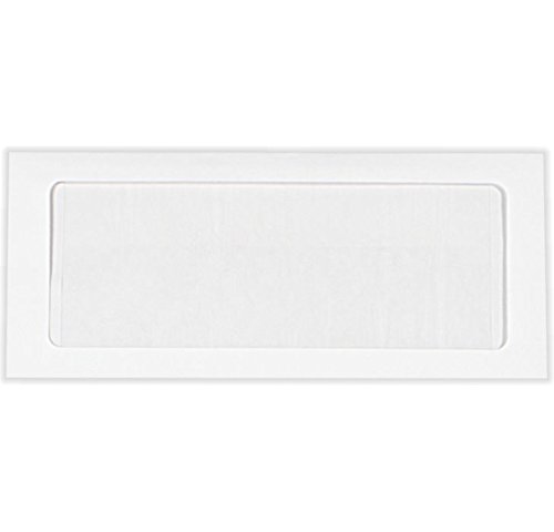 #10 Full Face Window Envelopes (4 1/8 x 9 1/2) - 28lb. Bright White (50 Qty.)