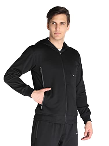 Image of CHKOKKO Men Winter Sports Running Zipper Stylish Jacket LightGrey M