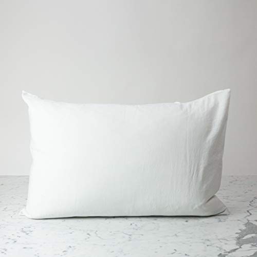 Sofrito by Comfi Cotton Pillow Covers (20"x30") Plain White - Pack of 2 (Normal Quality)