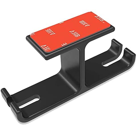 Gaming Headphone Hanger, 6amLifestyle Aluminum Dual Headset Holder Hook Mount with Cable Organizer, Under Desk Design Cover